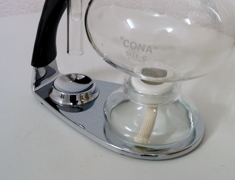 Amphora CONA Luxus Chrom Glas Coffee Maker Kaffeemaschine
